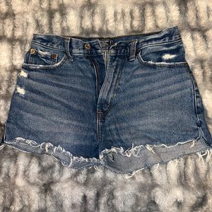 Abercrombie and Fitch high-rise shorts